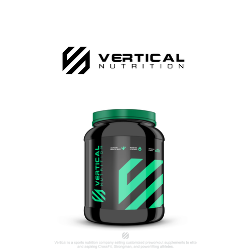 Packaging logo with the title 'Logo for Vertical Nutrion'