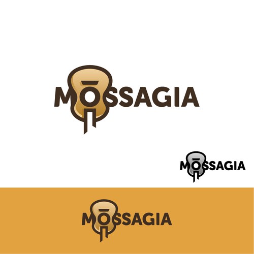 Kinetic logo with the title 'Modern logo for music and movement program'