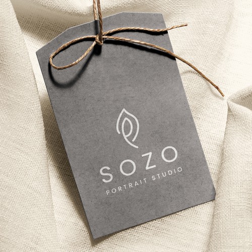 Monogram logo with the title 'Subtle, Elegant Monogram Logo Design for a Portrait Photographer'