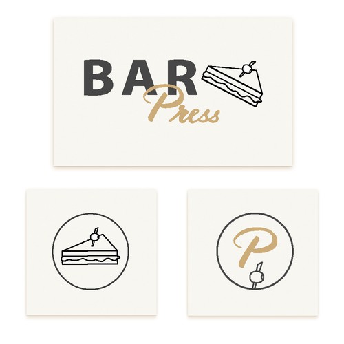 Brush pen design with the title 'Hand Lettering + Illustration Logo'