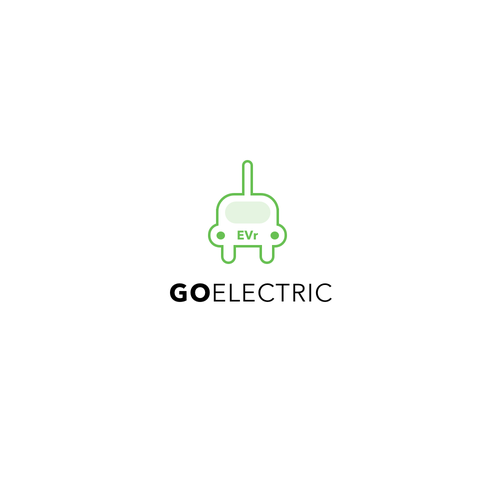 Voltage logo with the title 'Logo design concept for electric car company'