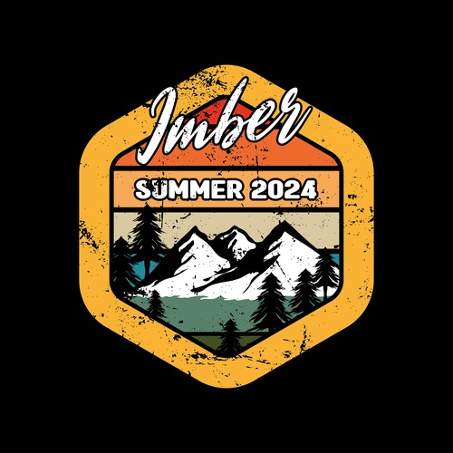 Woods design with the title 'Summer Adventure Emblem '