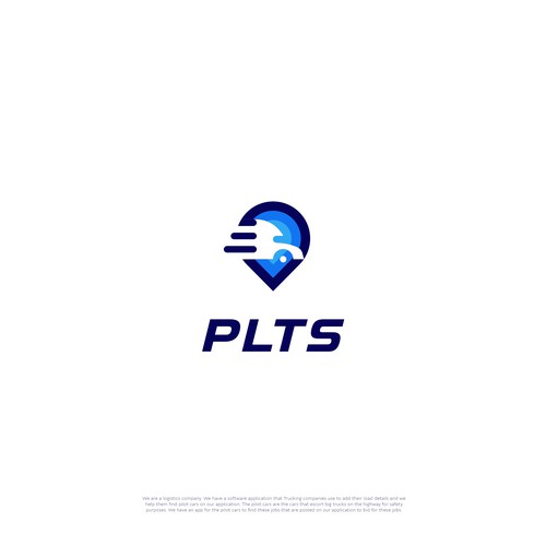 Truck logo with the title 'Simple Logo for PTLS'