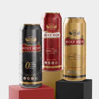 Beer Can Design For Healthy Non-Alcoholic Beer
