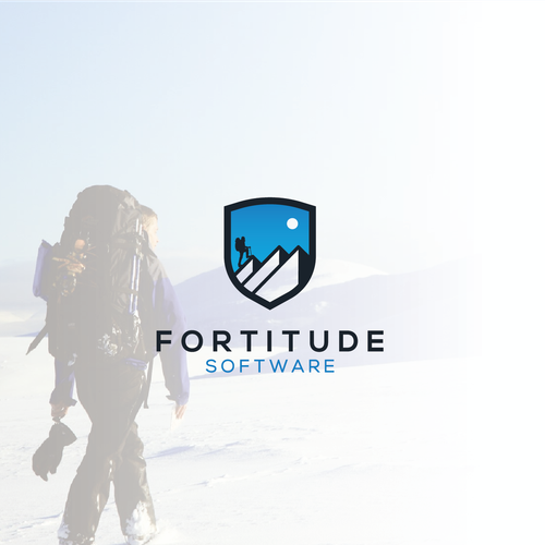 Peak logo with the title 'Fortitude logo'