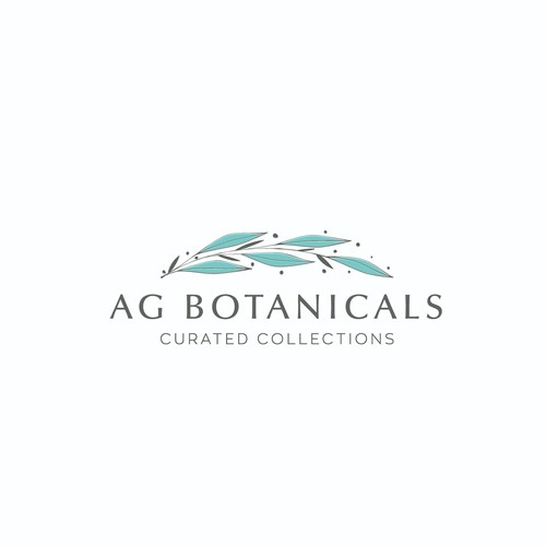 Amazing logo with the title 'AG BOTANICALS'