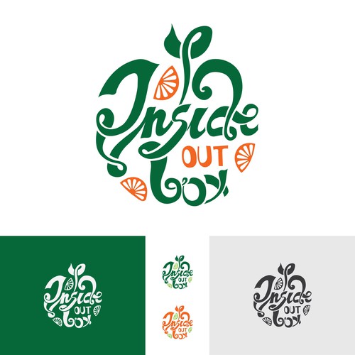 Unisex logo with the title 'Logo Concept for InsideOutBox Hamper Packaging'