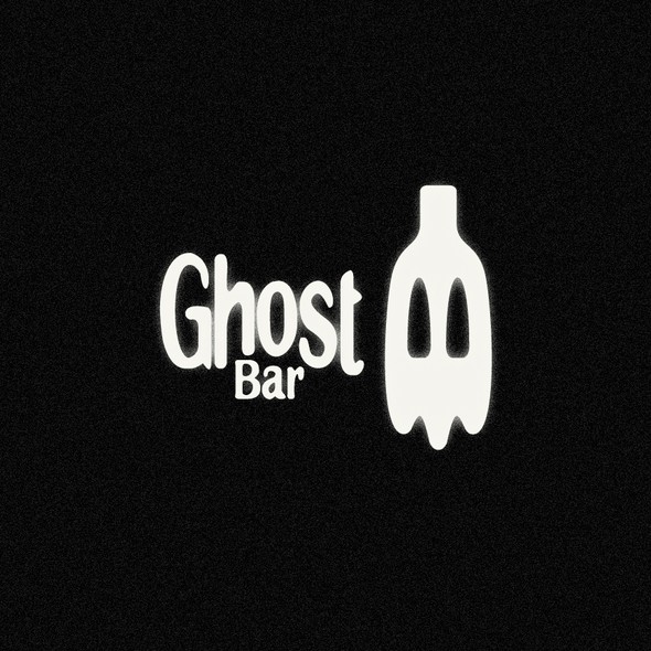 Logo with the title 'Ghost Bar'