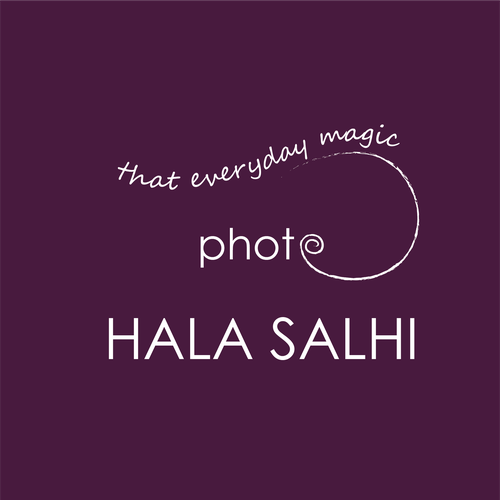 Swoosh logo with the title 'HalaSalhi Logo Photo'