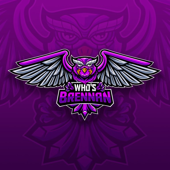 Gaming design with the title 'Owl Esport Logo'