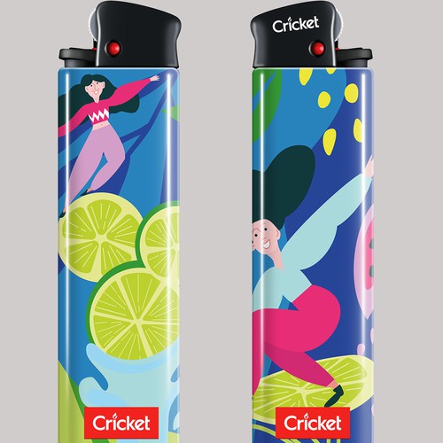 Cricket design with the title 'Cricket illustration '