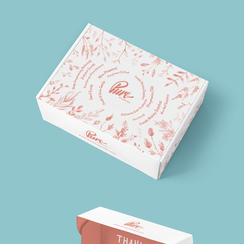 Oil packaging with the title 'Packaging Design'