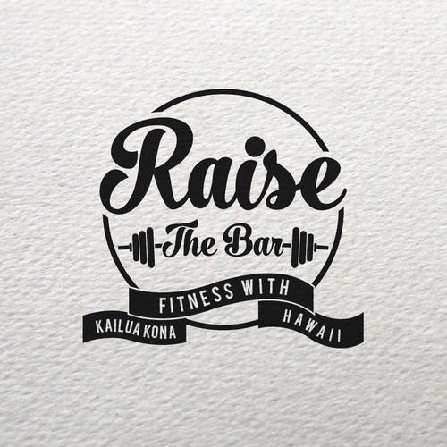 Maui logo with the title 'Bold Logo for Fitness'