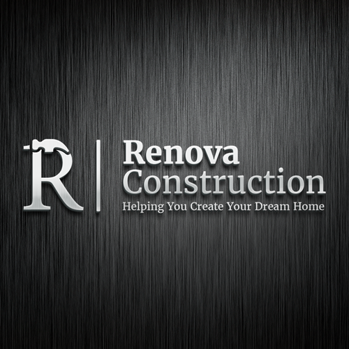 Stationery logo with the title 'Renova Construction Branding'