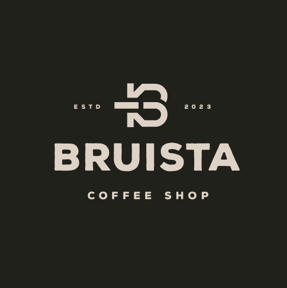 Shop design with the title 'Bruista Coffee Shop'