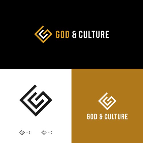 Pictogram design with the title 'God & Culture'