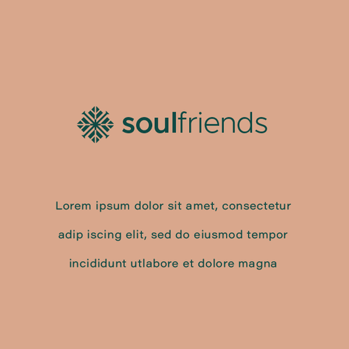 Friend design with the title 'soulfriends'