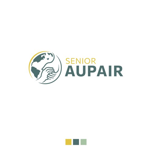 Adult design with the title 'Senior Aupair'