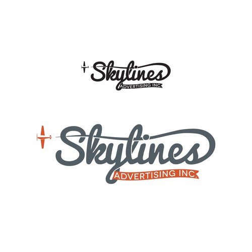 Banner logo with the title 'Skylines Advertising Inc.'