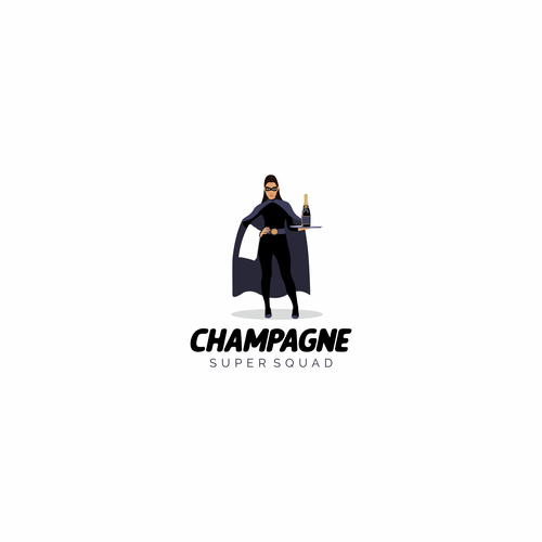Vegas design with the title 'Logo for Champagne  promotions'