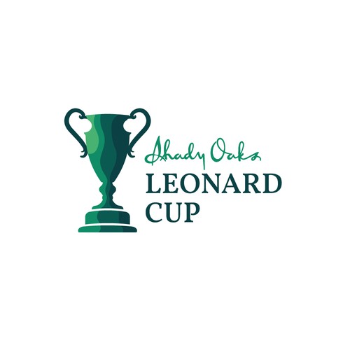 Competition logo with the title 'Leonard Cup (golf) - Logo'