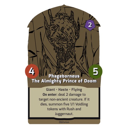 Board game design with the title 'Devil'