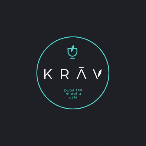 Tea brand with the title 'Minimal Tea Logo'