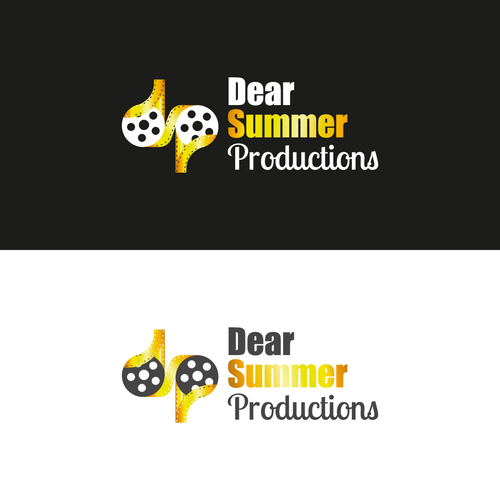 Tape design with the title 'Dear Summer Productions, Cinemoticography logo design.'