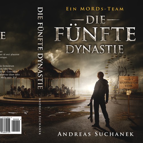 Mystery book cover with the title 'Ein MORDs-Team'