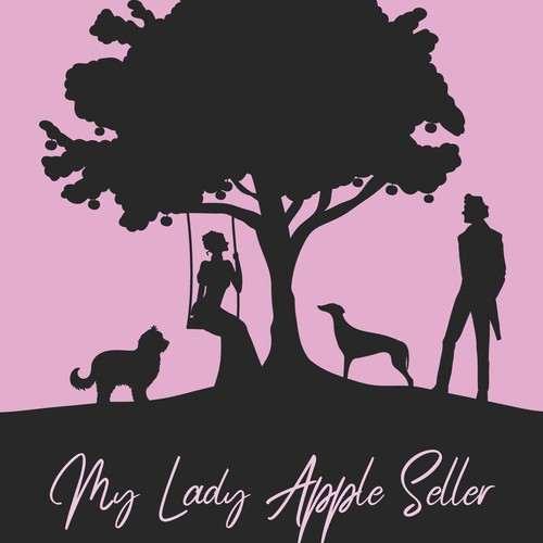 Romantic comedy book cover with the title 'Book cover design'