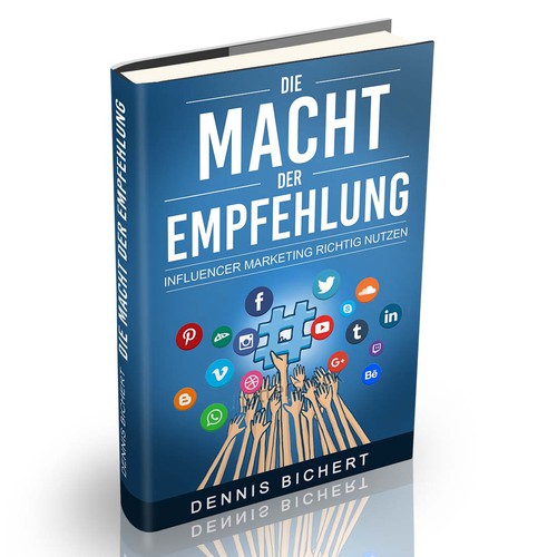 Marketing book cover with the title 'book cover'