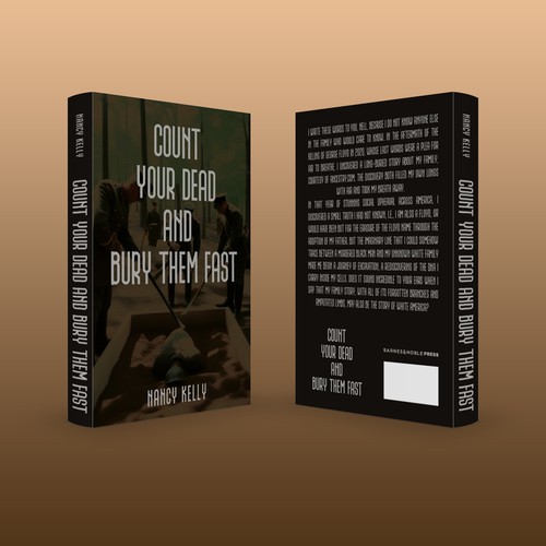 History book cover with the title 'Book cover for Count Your Dead and Bury Them Fast'