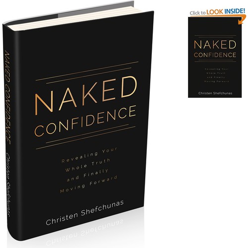 Business design with the title 'Naked Confidence'