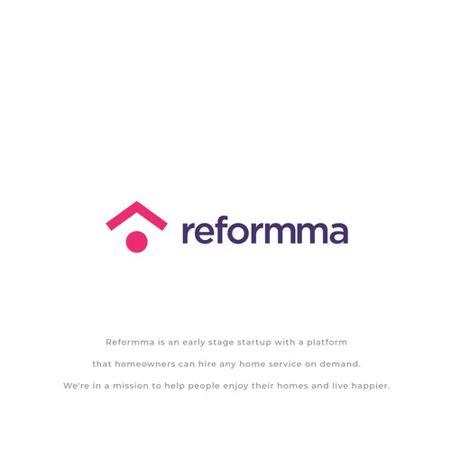 Pictogram logo with the title 'Reformma'
