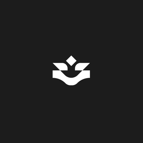 Abstract tree logo with the title 'Brandmark-NR3202'