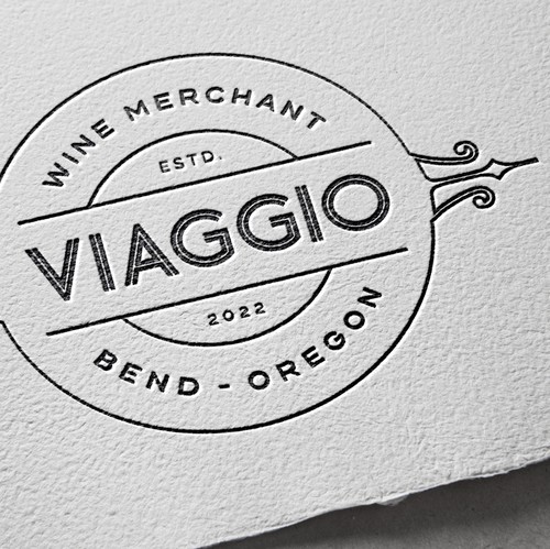 Circle brand with the title 'VIAGGIO'