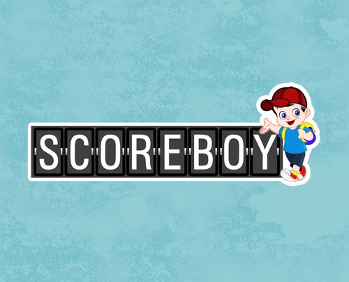 Score design with the title 'Scoreboy Gadget Logo'