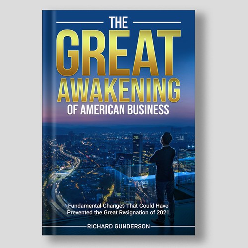 Change design with the title 'The Great Awakening of American Business'