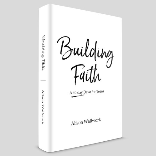 Devotional book cover with the title 'Building Faith'