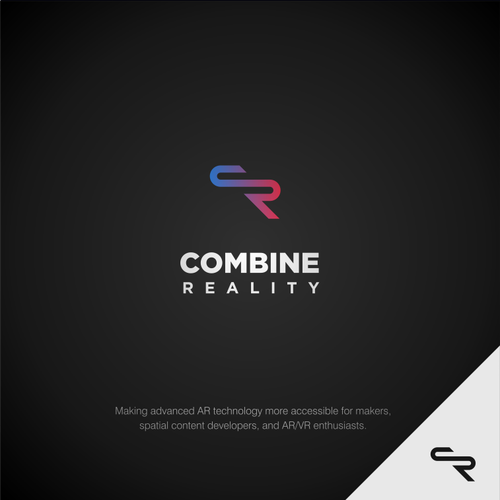 Cyberpunk logo with the title 'Cyberpunk logo concept for Combine Reality'