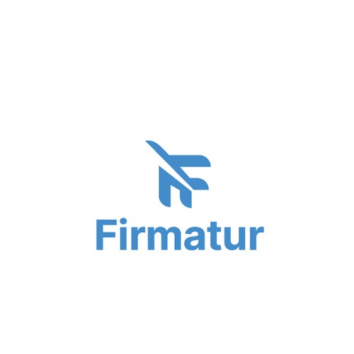 Flying design with the title 'Firmatur'