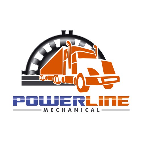 Mechanic logo with the title 'Create a winning logo for Power Line Mechanics'
