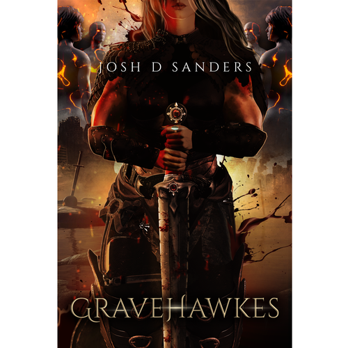 Warrior artwork with the title 'Gravehawkes '