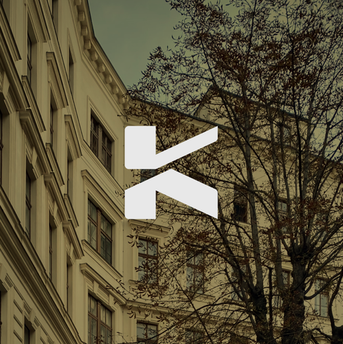 Building brand with the title 'KRN Real Estate Brand Identity'