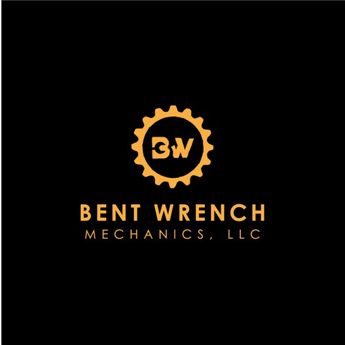 Wrench logo with the title 'Logo for Bent Wrench'