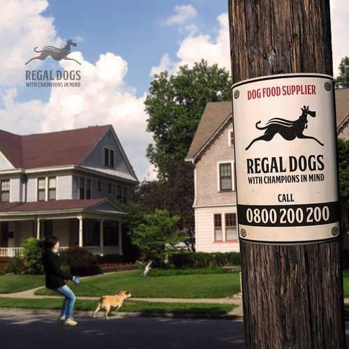 Championship logo with the title 'RegalDogs Food supplier...'