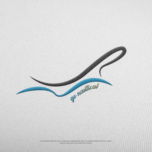 Stylized logo with the title 'Nautical Fashion Line Company'