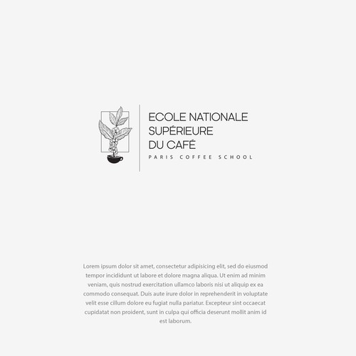 Coffee brand with the title 'Coffee'