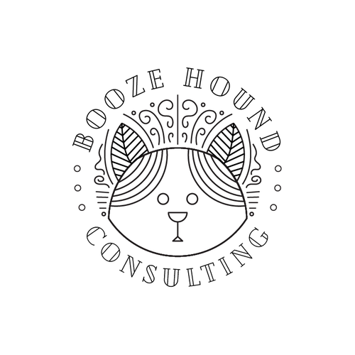 Husky logo with the title 'Husky Logo for Bar & Cocktail'