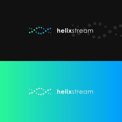 Streaming logo with the title 'Logo for fintech data startup'